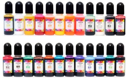 14/22/24/26/30 Kleur 10Ml Alcohol Inkt Diffusie Hars Pigment Kit Vloeibare Kleurstof dye Art Diy G 24kleur