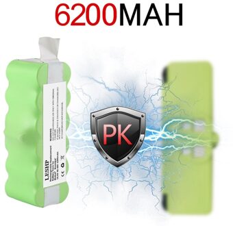 14.4 v 6200 mah Batterij Capaciteit NI-MH Batterij voor iRobot Roomba Stofzuiger 500 600 700 800 Serie voor familie Licht Groen