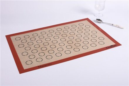 14.56X22.4 INCH Grote 63-Cavity Macaron Macarron Bakvormen Pastry Bakplaat Oven Liner Mat Cakevorm FDA certific