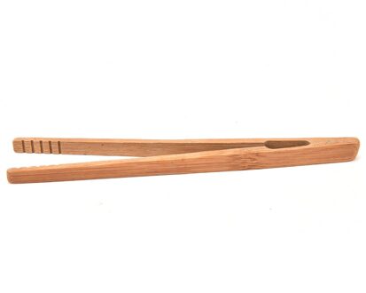 14.5Cm Kleur Geweven Bamboe Kongfu Hout Thee Gebruiksvoorwerp Pincet