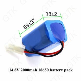 14.8 v lithium batterij 2000 mah 14.8 v lipo 18650 batterij led licht Xenon lichten luidsprekers rechargeble batterij