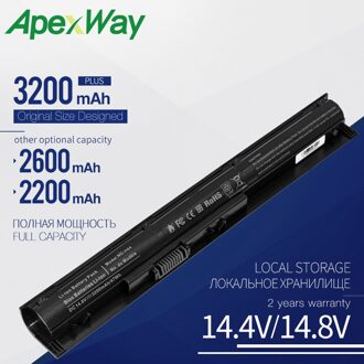 14.8V Laptop Batterij Voor Hp VI04 HSTNN-DB6I HSTNN-DB6K Probook 440/450 G2 Serie 756745-001 756744-001 756478 -421 756743-001 3200 mah