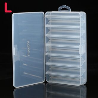 14 Compartimenten Visgerei Doos Aas Lokken Haken Storage Case Fishing Tackle Tool Sorteren Box Voor Pesca Size L