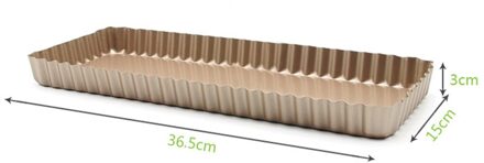 14 Inch Carbon Staal Non-stick Taarten Brood Bakken Pan Gegolfde Toast Box Mold Cake Tray Met Verwijderbare Bodem keuken Bakvormen