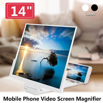 14 Inch High Definition Folding Screen Amplifier Phone Magnifier Stand Holder