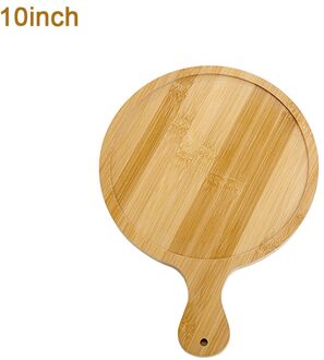 14 Inch Houten Pizza Board Met Hand Japanse Stijl Bamboe Pizza Gesneden Brood Toast Lade Schotel Keuken Banking Tool taart Bakvormen 10duim