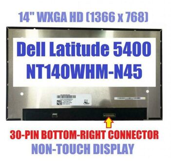 14" LED WXGA Matte Bottom Right EDP 30Pin Screen NO Brackets Back fold - small