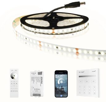 14 meter led strip helder wit - complete set - basic 128 leds p/m