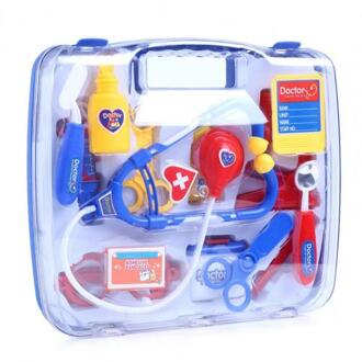 14 Stks/set Medische Kit Simulatie Educatief Model Speelgoed Ziekenhuis Arts Verpleegkundige Pretend Rollenspel Speelgoed Kids Speelgoed Voor Kinderen Blauw