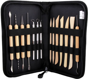 14 stuks Gereedschap Voor Keramiek Klei sculptuur Hand Ambachten Aardewerk Houtwerk Sculpting Tool Kit DIY Klei Ambachten Modeling Tools
