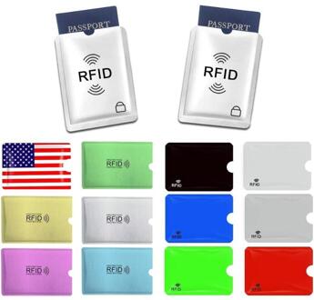 14 Stuks Rfid Mouwen Diefstal Bescherming Set Van 12 Credit Card Protector Mouwen + 2 Paspoort Houders