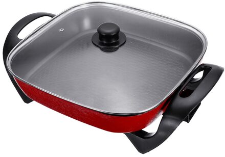 1400W Multifunctionele Elektrische Koekenpan Fornuizen Koekenpan Gebakken Eieren Steamer Boiler Non-stick Gebakken Biefstuk Pannenkoek Ontbijt Maken