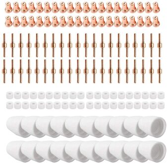 140Pcs LG-40 PT-31 Plasma Elektrode Tip Nozzle Voor Esab/L-TEC PT-31 JG-40 WSD-LG40 Plasma Cutter
