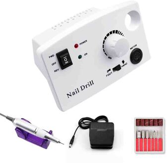 140W 3-In-1 Nail Boor Manicure Machine & Nail Dust Stofzuiger & Uv Lamp Extractor ventilator Voor Manicure Nail Tool Stofafscheider 350000RPM 402