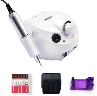 140W 3-In-1 Nail Boor Manicure Machine & Nail Dust Stofzuiger & Uv Lamp Extractor ventilator Voor Manicure Nail Tool Stofafscheider 35000RPM 202