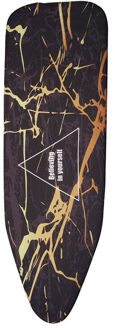 140X50 Cm Stof Marbling Strijkplank Cover Beschermende Druk Ijzer Vouwen Voor Strijken Doek Guard Bescherm Delicate Kledingstuk Marble series 4
