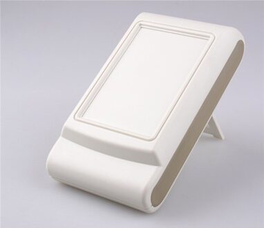 141*76*36mm 2 stks/partij handheld plastic case elektronische project doos behuizing power aansluitdoos schakelaar doos grijs kant A1