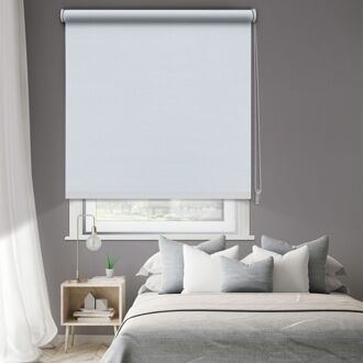 1410 Verduisterend Rolgordijn Effen Wit 150x190cm