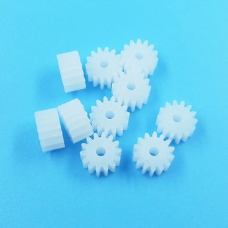 142A 142.5A 143A Gears Modulus 0.5 14 Teeth 2mm (tight) OD 8mm POM Plastic Gear Motor Toy Parts Accessories 10pcs/lot