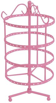 144 Gaten 4 Tiers Ronde Draaibaar Display Earring Vrouwen Sieraden Stand Rack Sieraden Organizer Joyeros Organizador De Joyas 3