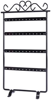 144 Gaten 4 Tiers Ronde Draaibaar Display Earring Vrouwen Sieraden Stand Rack Sieraden Organizer Joyeros Organizador De Joyas