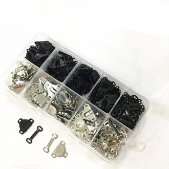 144 Sets/partij Taille Verstelbare Gespen Bevestigingsmiddelen Kledingstuk Rok Haken En Ogen Jurk Broek Accessoires Tailor Naaien Levert