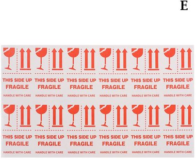 144 Stks/partij Nuttig Fragiele Waarschuwing Label Sticker 9X5 Cm Handvat Met Zorg Houden Express Label Verpakking Mark speciale Tag