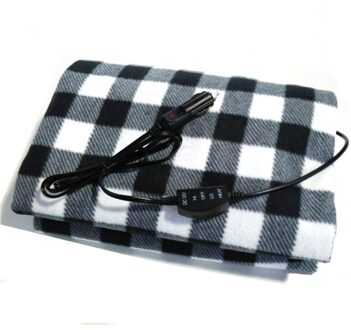 145*100Cm Rooster Energiebesparing Warm 12V Auto Verwarming Deken Herfst En Winter Elektrische Deken Auto accessoires zwart