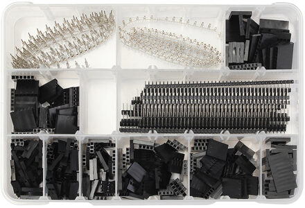 1450 stks/set 2.54mm Dupont Connector Kit PCB Headers Mannelijke Vrouwelijke Pinnen Elektronica