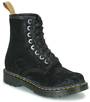 1460 Crushed Velvet Veterboots Zwart - 38,37,36