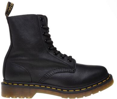 1460 Smooth Black - Zwart/Geel - Laarzen - Unisex - Maat 38