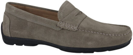 1460008-453 heren instappers sportief - maat 42 Beige