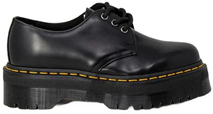 1461 Quad Dameschoenen van Leer Dr. Martens , Black , Dames - 37 Eu,36 Eu,38 Eu,39 Eu,40 EU