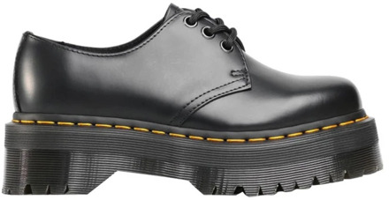 1461 Quad Dameschoenen van Leer Dr. Martens , Black , Dames - 41 Eu,37 Eu,36 Eu,38 Eu,39 Eu,40 EU