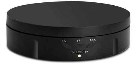 146Mm Model-Display Stand Base Fotografie Elektrische Roterende 360 Graden Draaitafel 10Kg Grote Dragende Stille tools Eenvoudig Gebruik zwart