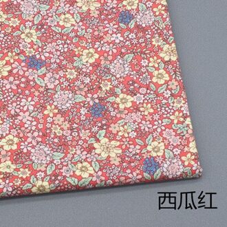 147X50Cm Bloem Poplin Katoen Stof Ambachten Zomer Kleding Kids Jurk Patchwork Stof Voor Haar Boog Naaien Tissue katoenen Doek kleding stof 1