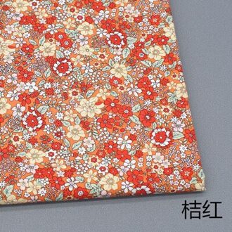 147X50Cm Bloem Poplin Katoen Stof Ambachten Zomer Kleding Kids Jurk Patchwork Stof Voor Haar Boog Naaien Tissue katoenen Doek kleding stof 3