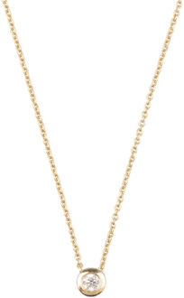 14k gouden ketting Diamond  geelgoud - 40 cm,42 cm,45 cm,