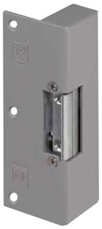 14Kis Elektrische opbouw deuropener type 14 | spanningsloos vergrendeld | sluitplaat 199 KIS grijs | 24V= | 100% ED | DIN links en DIN rechts.