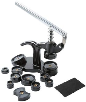 14Pcs Horloge Druk Set,18Mm Tot 50Mm Horloge Case Dichter, horloge Reparatie Kit (Zwart)