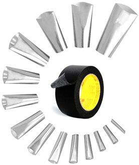 14Pcs Kalefateren Nozzle Perfecte Breeuwen Finisher Kit Herbruikbare Breeuwen Afwerking Gereedschap Voor Caulking