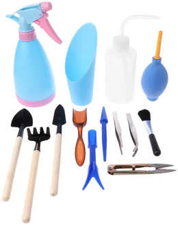 14pcs/set Mini Garden Hand Tools Transplanting Succulent Tools Planting Gardening Tool Set
