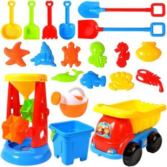 14Pcs Strand Gereedschap Set Zand Spelen Speelgoed Kids Fun Water Beach Seaside Gereedschap Kind Zandloper Schop Tool Strand zand Speelgoed