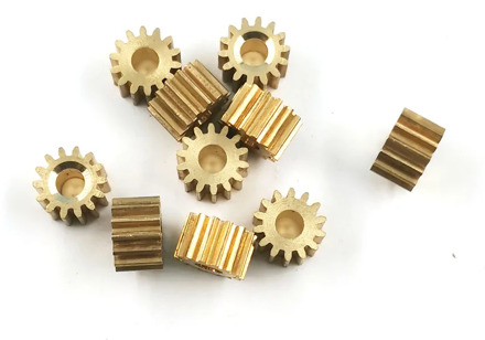 14T 3.17A 0.5M GEAR 14 Tooth 7.95MM 3.17mm Hole Main Shaft Metal Pinions Toy Accessories Model Accessories