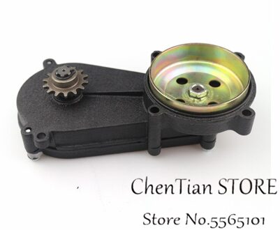 14T Missie Versnellingsbak Versnellingsbak Voor 47cc 49cc 2-Takt Clutch Mini Pocket Bike High Performance Aluminium zwart