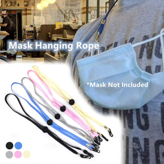 15/10/1 pcs Mask Lanyard Mask Elastic Bands Anti-lost Anti-drop Mask Hanging Rope Adjustable Mask Rope face mask Accessories