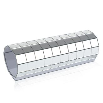 15*10Cm Spiegel Mozaïek Zelfklevende Mini Vierkante Glas Spiegel Party Home Bar Ktv Mini Diy Hand craft Tegels Ambachten Decoratie