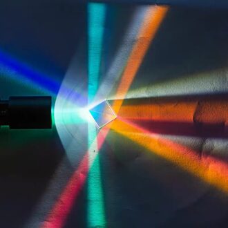 15*15*15Mm Kleur Prism Aurora Hut Licht Kubus Ongeveer Valentijnsdag Creatieve Optische Ornamenten cube Prism
