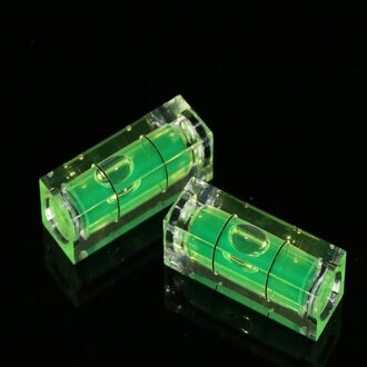 15*15*40 Mm Vierkante Waterpas Bubble Met Magneetstrip/1 Pc Bubble Geest Graden Mark oppervlak Level Meten