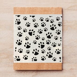 15*15 Cm Kat Hond Poot Textuur Diy Gelaagdheid Stencils Schilderij Plakboek Kleuring Embossing Album Decoratieve Template